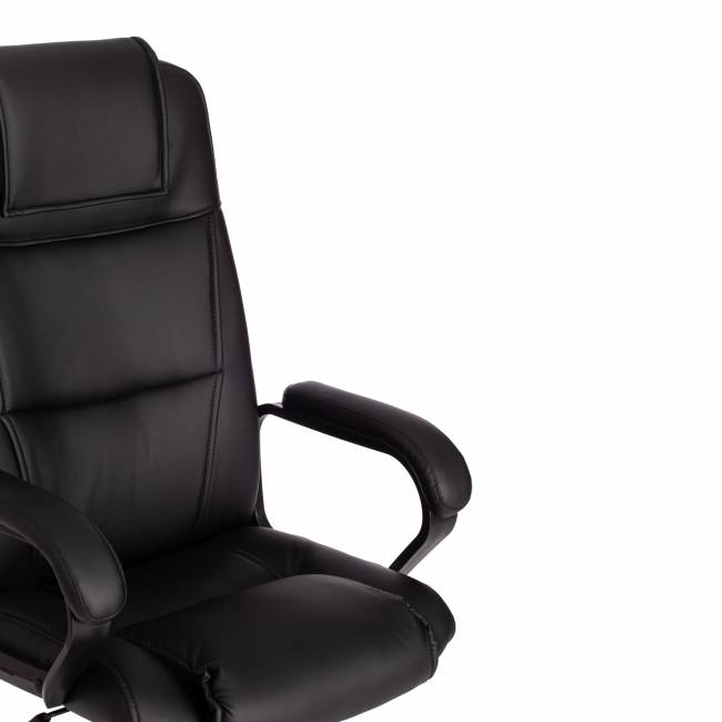 Кресло BERGAMO (22) кож/зам, черный, 36-6 черный кож/зам Кресло BERGAMO (22) кож/зам, черный, 36-6 черный кож/зам