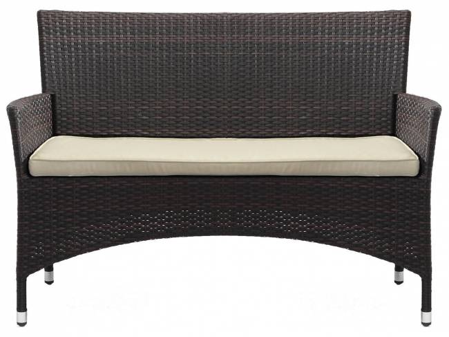 Диван плетеный двухместный с подушкой GS 909 Диван плетеный двухместный с подушкой GS 909
