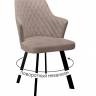 Стул DikLine 245 поворотный, К4 капучино, ножки черные