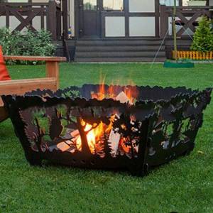 Чаша для огня «Лесные Просторы» квадратный