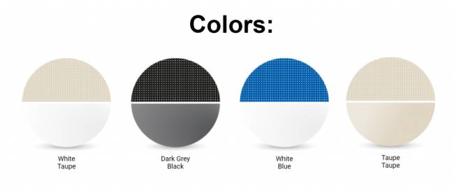 Шезлонг-лежак пластиковый Rio темно-серый, черный 1870х690х330 мм Шезлонг-лежак пластиковый Rio темно-серый, черный 1870х690х330 мм