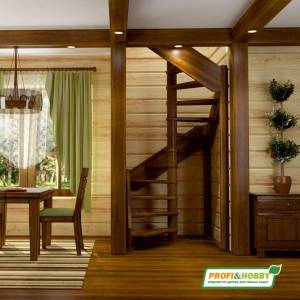 Деревянная лестница ЛС-1.2х под покраску Деревянная лестница ЛС-1.2х под покраску