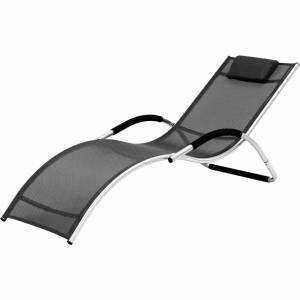 Шезлонг (лежак) Garden Way BRIGO 770505, черный Шезлонг (лежак) Garden Way BRIGO 770505, черный