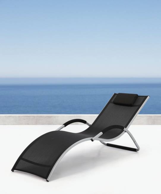 Шезлонг (лежак) Garden Way BRIGO 770505, черный Шезлонг (лежак) Garden Way BRIGO 770505, черный