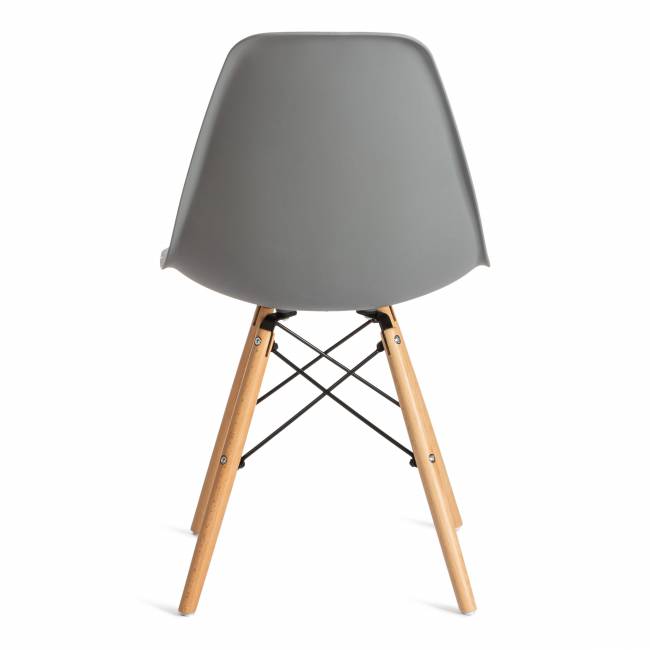 Стул CINDY (EAMES) (mod. 001) дерево бук/металл/сиденье пластик, 51x46x82см, серый/grey (Комплект из 4 шт.) серый/grey дерево бук/металл/сиденье пластик Стул CINDY (EAMES) (mod. 001) дерево бук/металл/сиденье пластик, 51x46x82см, серый/grey (Комплект из 4 шт.) серый/grey дерево бук/металл/сиденье пластик