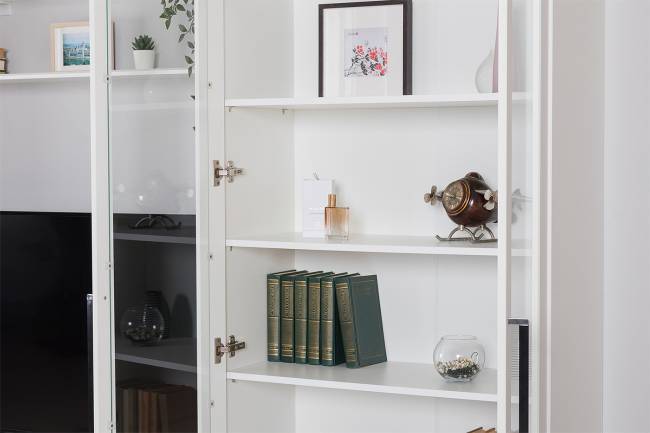 Валенсия стенка для гостиной № 71 цвет белый шагрень Валенсия стенка для гостиной № 71 цвет белый шагрень