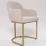 Стул Amely ivory / Gold