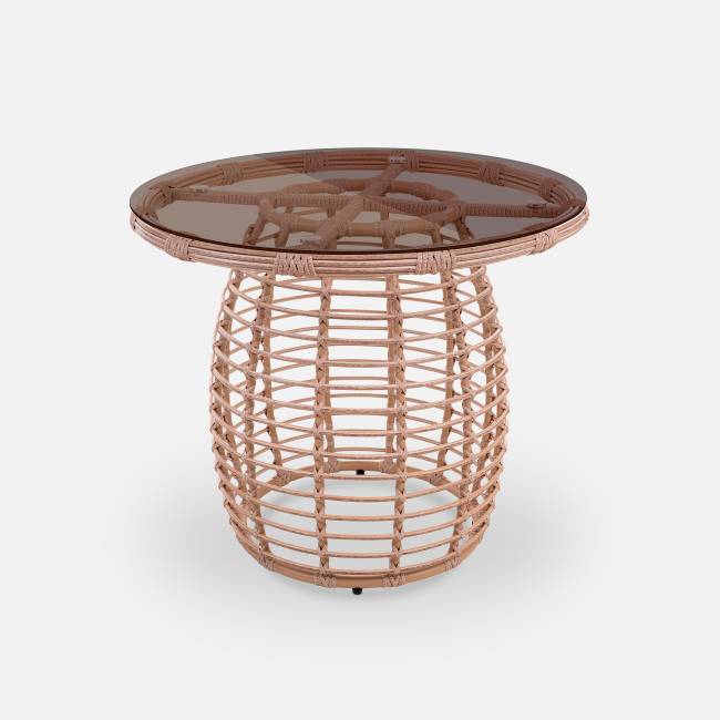 Стол Lotus D930 СТ обеденный (с упаковкой) Ирбис, RAL 1019, CT.Бронза