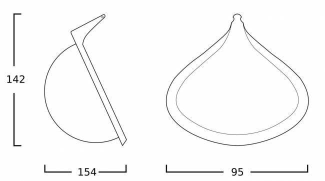 Подвесное кресло-кокон "Bios Lucid", Черное