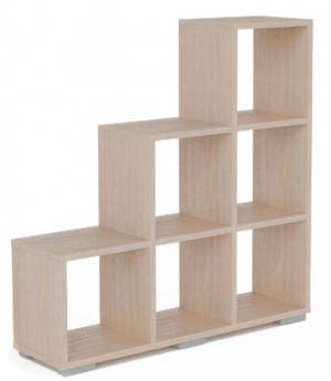 Стеллаж Стильный 108 С-1 шимо светлый Стеллаж Стильный 108 С-1 шимо светлый