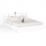 Кровать с ящиками 1800 Камелия + две тумбы цвет белый