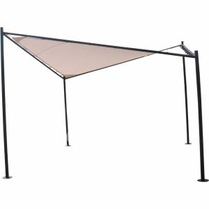 Шатёр SUN SAIL 3x3xВ2,085/2,695м, серая стальная рама, крыша: PU покрытием полиэстерткань, цвет: бежевый Шатёр SUN SAIL 3x3xВ2,085/2,695м, серая стальная рама, крыша: PU покрытием полиэстерткань, цвет: бежевый