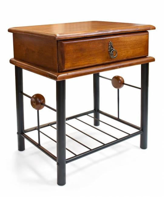 Тумба прикроватная AT-300 48х37х56см, Красный дуб Красный дуб