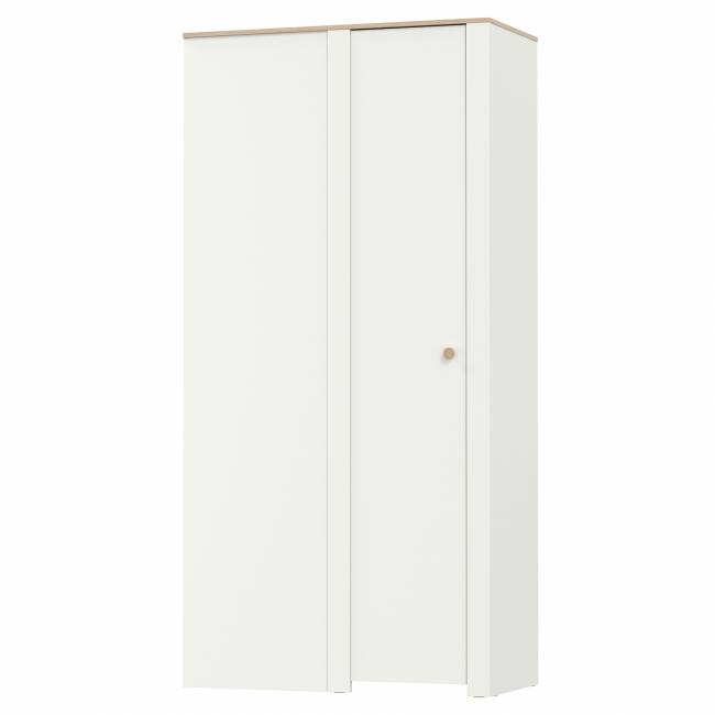 Шкаф угловой Джастин 13.229 цвет белый шагрень/дуб белый эксклюзив