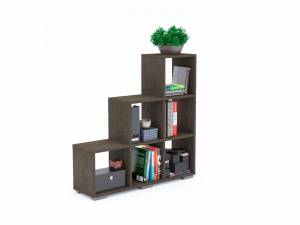 Стеллаж Стильный 108 С-1 венге темный Стеллаж Стильный 108 С-1 венге темный