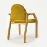 Стул-кресло Джуно 2.0 натур/жёлтый