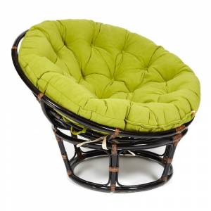 Кресло PAPASAN/ПАПАСАН 23/01 W /с подушкой/ диаметр подушки 125 см, 115х101х104 см, Antique brown (античный черно-коричневый), флок Олива, 23 Antique brown (античный черно-коричневый) Кресло PAPASAN/ПАПАСАН 23/01 W /с подушкой/ диаметр подушки 125 см, 115х101х104 см, Antique brown (античный черно-коричневый), флок Олива, 23 Antique brown (античный черно-коричневый)
