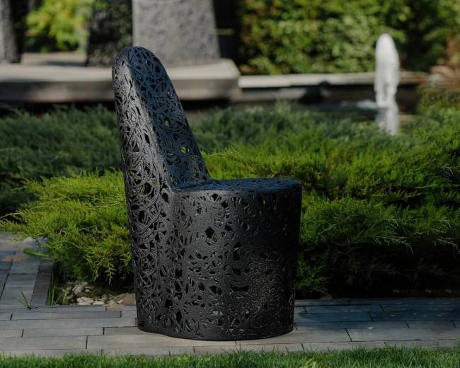 Базальтовое кресло "Only Chair", Черное