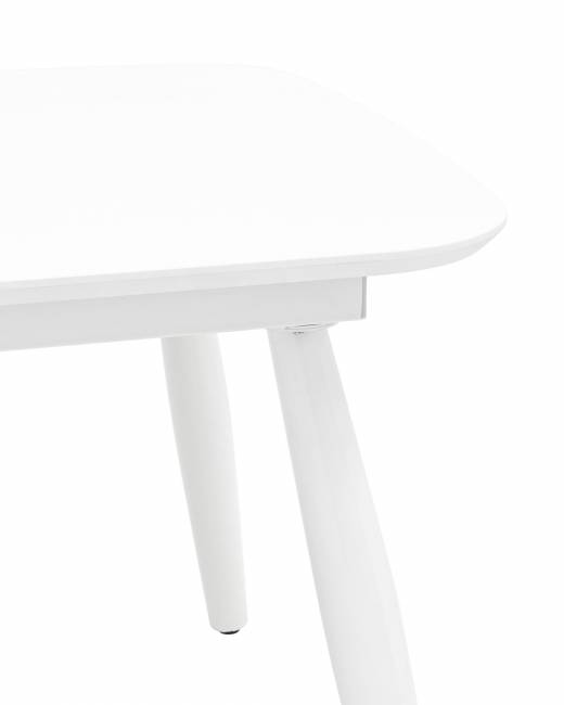 Стол обеденный Чикаго раскладной 120-160*90 белый