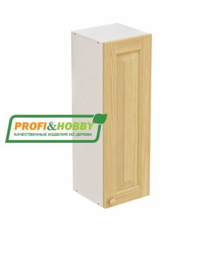 Шкаф навесной 300х340х960 + фасад сосна бесцветный лак Шкаф навесной 300х340х960 + фасад сосна бесцветный лак