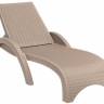 Шезлонг пластиковый GS 1009 (Fiji) бежевый 1870x730x340 мм Шезлонг пластиковый GS 1009 (Fiji) бежевый 1870x730x340 мм