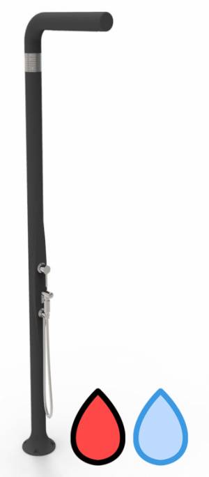 Душ уличный Funny Yang T 245 антрацит 170х170х2100 мм