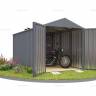 Хозблок SKOGGY секционный с двускатной крышей 5 х 2 м, брутальный серый