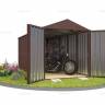 Хозблок SKOGGY секционный с двускатной крышей 5 х 2 м, шоколадный