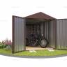 Хозблок SKOGGY секционный с двускатной крышей 5 х 2 м, шоколадный