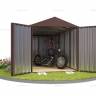 Хозблок SKOGGY секционный с двускатной крышей 5 х 2 м, шоколадный